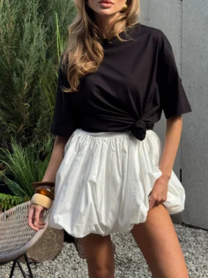 Спідниця-балон – білий