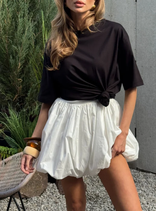 Спідниця-балон – білий