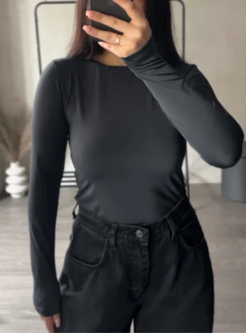 Лонгслів слімс — графіт