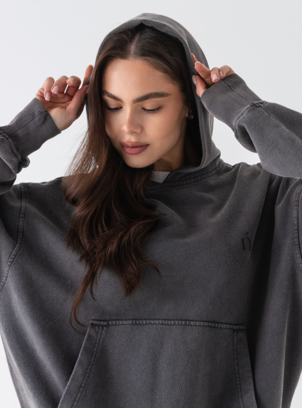 Худі NAGOLOSʼ - сірий - Зображення 5