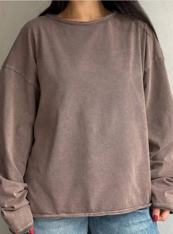 Лонгслів варка — коричневий