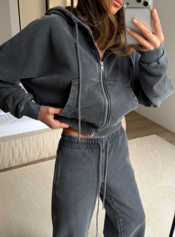 Костюм 2-ка на блискавці графіт-варка NAGOLOSʼ - Зображення 2