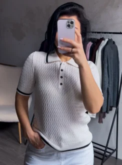 Поло–косичка — білий