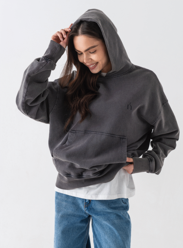 Худі NAGOLOSʼ - сірий - Зображення 2