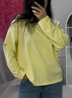 Базовий лонгслів — жовтий