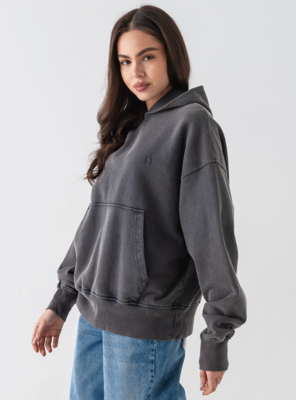 Худі NAGOLOSʼ - сірий - Зображення 4