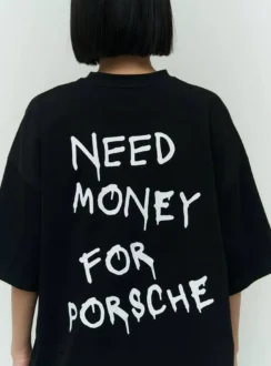 Футболка Porsche — чорний