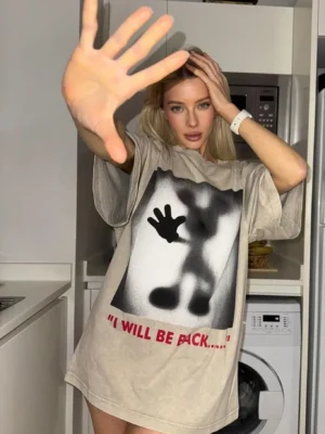 Футболка сіра (will be back)