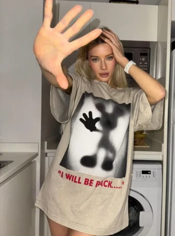 Футболка сіра (will be back)