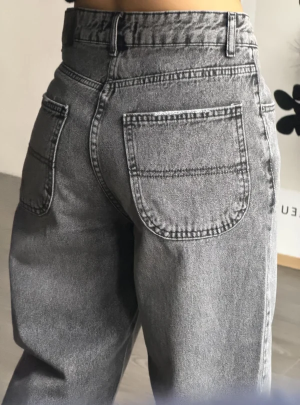 Джинси сірі mom - Image 3