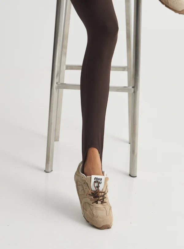 Лосини зі штрипками — шоколадний - Зображення 5