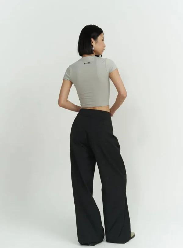 Класичні штани — темно-сірий