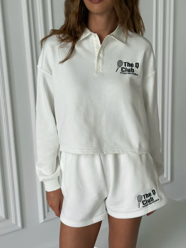 Костюм-двійка (тенісний) — молочний