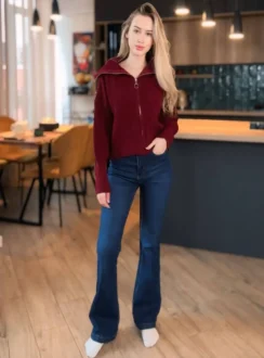 джинси кльош сині