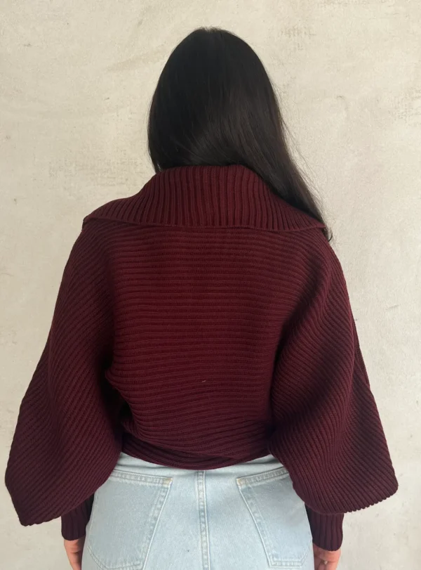 Пуловер (літуча миш) — бордо