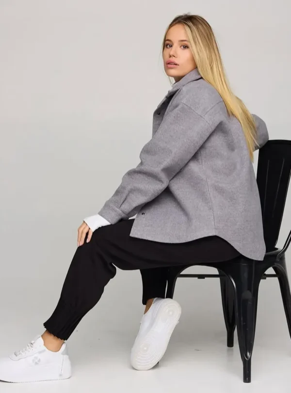 Сорочка тепла сіра