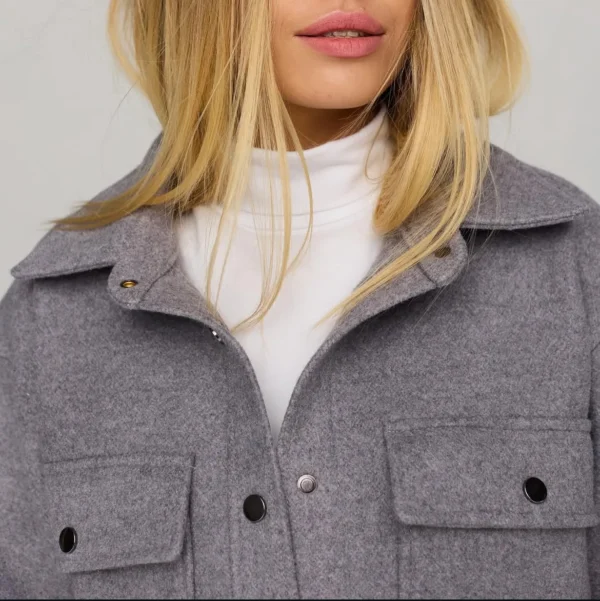 Сорочка тепла сіра