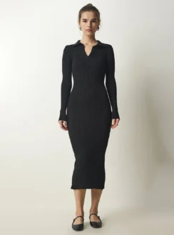 Сукня поло — чорний