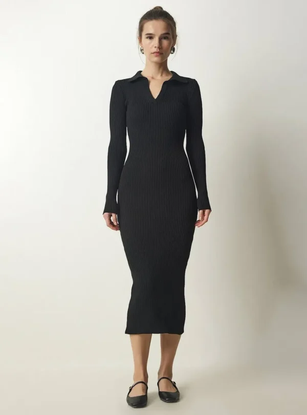 Сукня поло — чорний