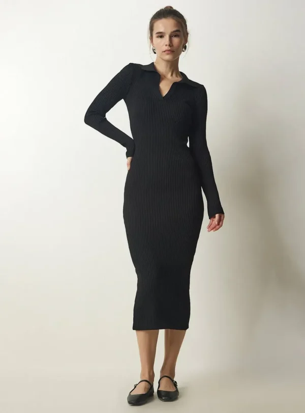 Сукня поло — чорний