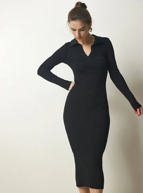 Сукня поло — чорний