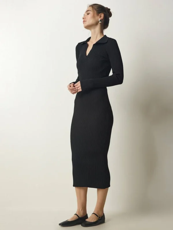 Сукня поло — чорний