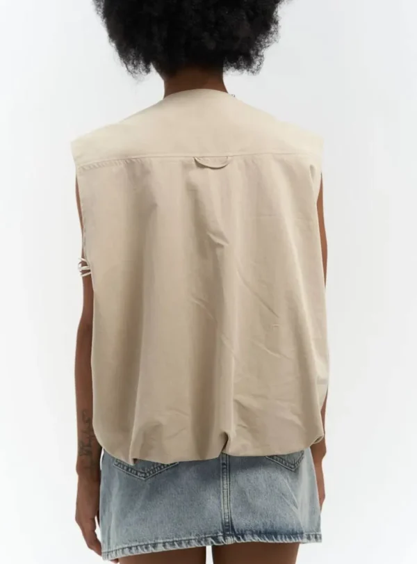 Жилет мілітарі — бежевий