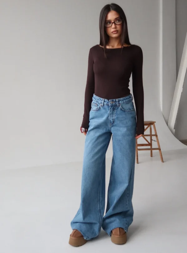 Basic long sleeve 2026 - brown