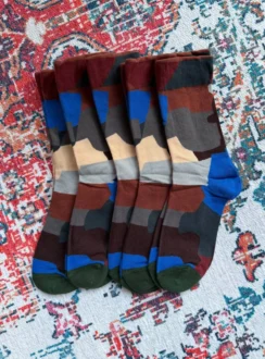Dark spotted socks