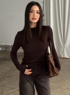 Longsleeve with straight yarn + cashmere blend