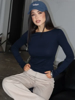 Basic long sleeve 2026 - dark blue