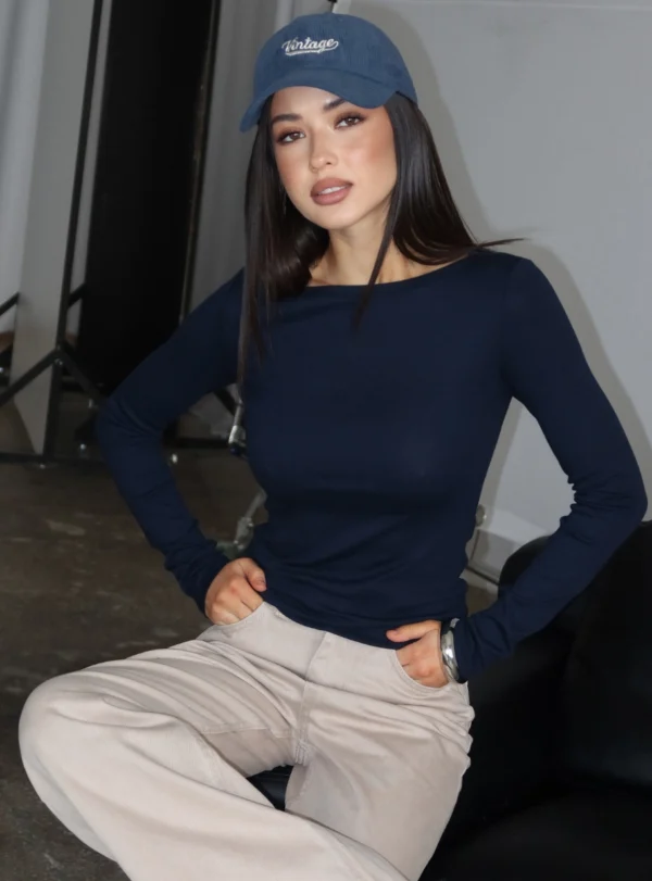 Basic long sleeve 2026 - dark blue