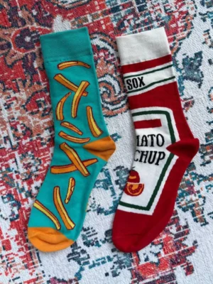 Socks Fries + Ketchup