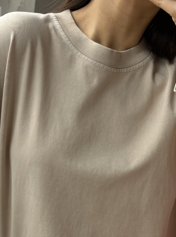 Лонгслів варка NAGOLOSʼ — бежевий - Зображення 6