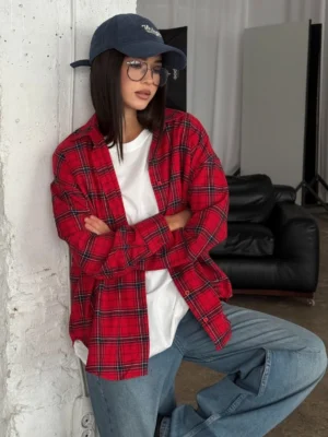 Red checkered shirt