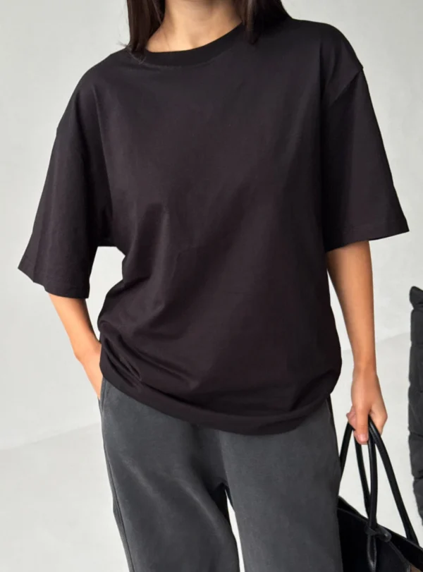 Oversized T-shirt — black