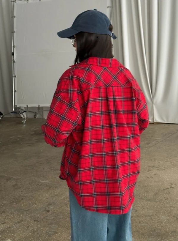 Red checkered shirt