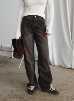 Dark brown jeans