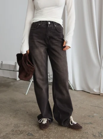 Dark brown jeans