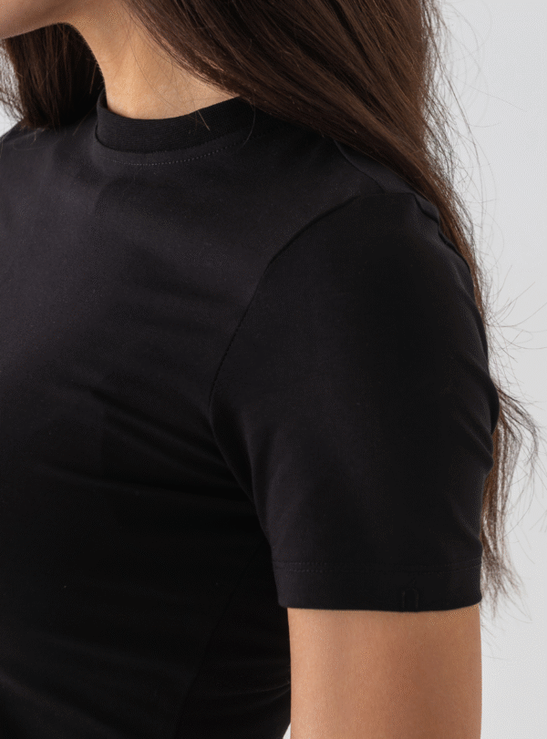 Приталена футболка NAGOLOS’ - чорний - Зображення 3