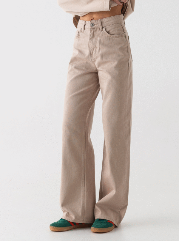 Джинси бежеві - Зображення 4