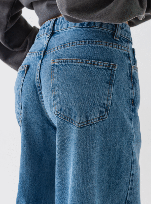 Джинси палаццо - блакитні - Зображення 2