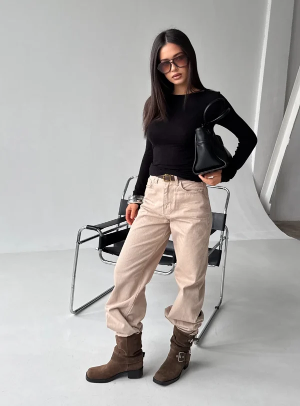 Джинси бежеві - Зображення 5