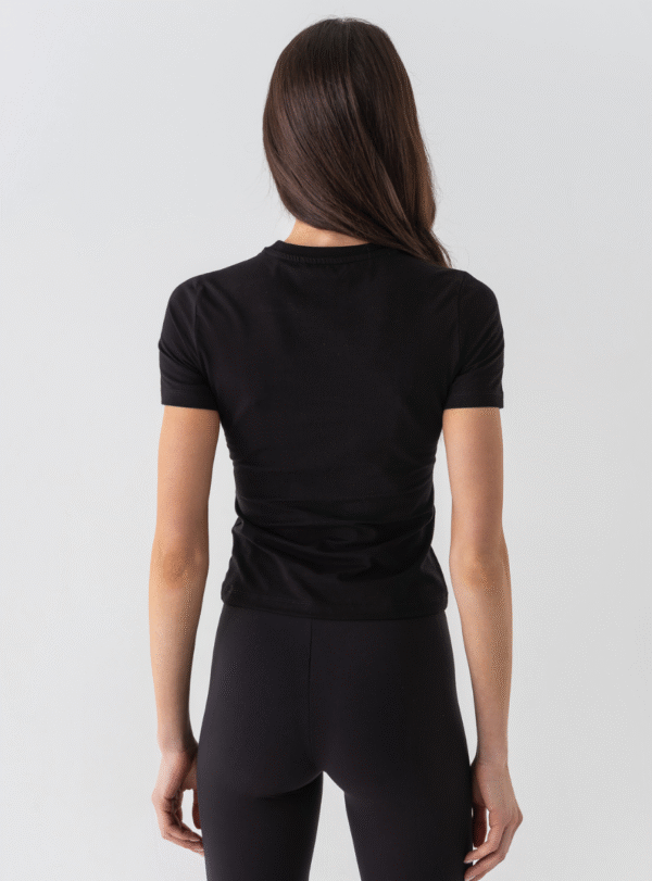 Приталена футболка NAGOLOS’ - чорний - Зображення 2