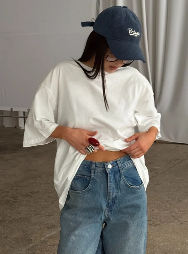Oversized T-shirt — white