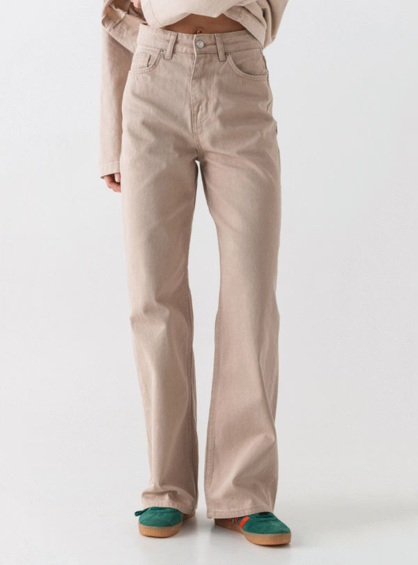 Джинси бежеві - Зображення 1