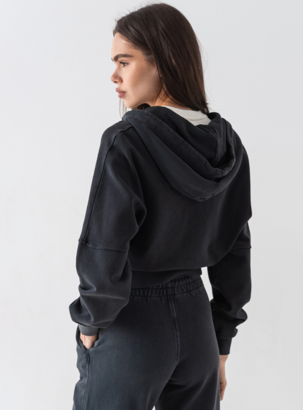 Зіп-худі на блискавці NAGOLOSʼ варка - темний графіт - Зображення 2