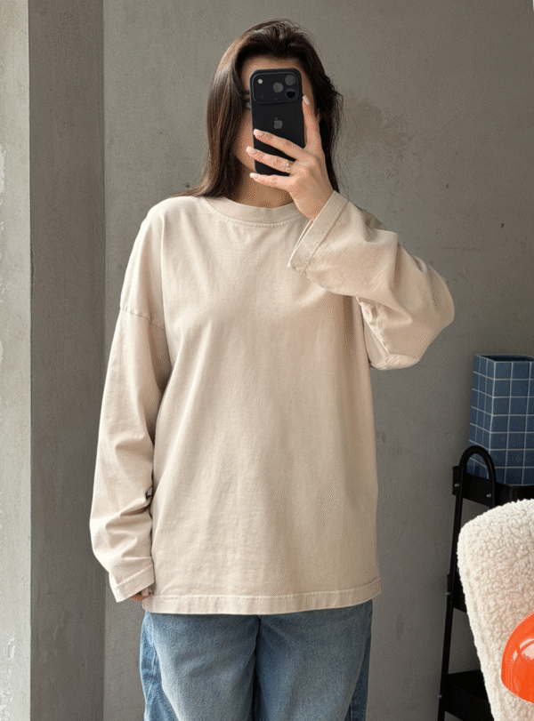 Лонгслів варка NAGOLOSʼ — бежевий - Зображення 3