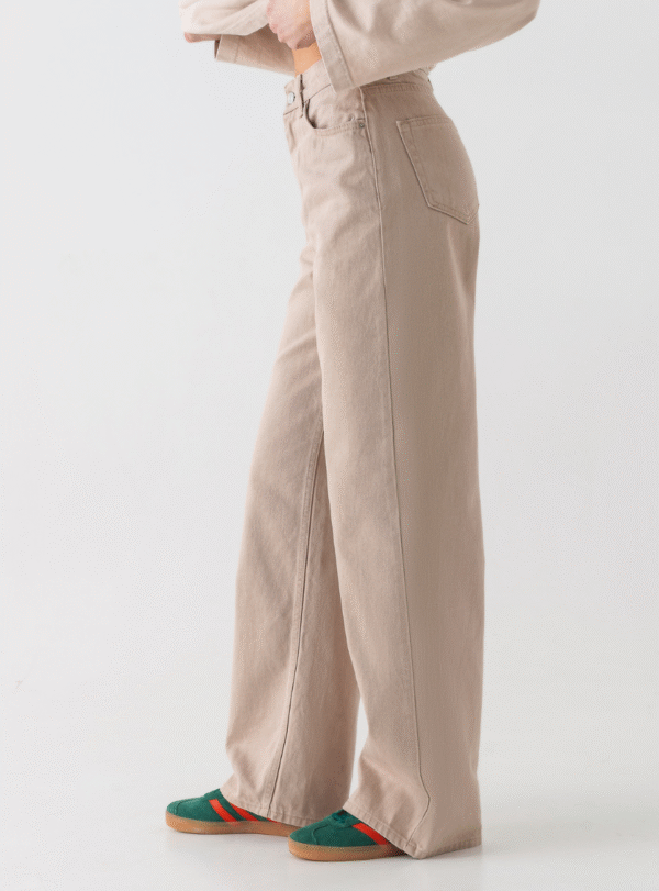 Джинси бежеві - Зображення 5